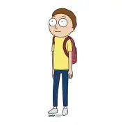 Morty Smith Mini Cardboard Cutout Official Rick and morty Standee / Standup