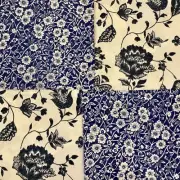 4 Paper Napkins for Decoupage / Parties/Weddings - Blue mix