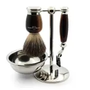 4pc Imitation Horn Shaving Set for Mach3 Blades Light Horn
