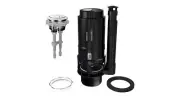 R&T A2422M 3 Dual Flush Valve with Push Button Dual Flush Toilet Repair Kit Toil