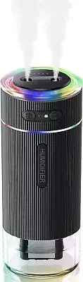 Portable Small Humidifier for Bedroom - [Dual Nozzle Large Cool Mist] [Ambiance