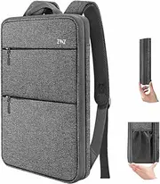 ZINZ Slim & Expandable Laptop Backpack 15 15.6 16 Inch Sleeve with USB Port,Spill-Resistant Notebooks Bag Case for Most 14-16 Inch MacBooks Surface-Books Dell HP Lenovo Asus Computers,D01G01