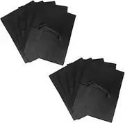 Binxind 10 Pack Fabric Raised Garden Bed,Square Garden Flower Grow Bag Vegetable Planting Bag Planter Pot