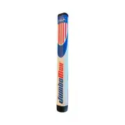 "NEW" GOLF JUMBO MAX USA ST/1.2 ULTRALITE PUTTER GRIP RED WHITE BLUE 10.5"