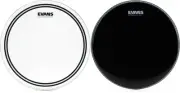 Evans EC2S Clear Drumhead - 14 inch + Evans TT14RBG Value Bundle