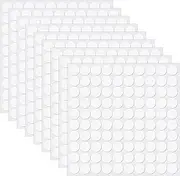Pack of 900 Double-Sided Adhesive Dots, 10 mm Photo Adhesive Pads, Round Adhesive Stickers, Removable Adhesive Paste, No Marks for Balloon, DIY, Crafts, Festival Decoration (0.5 mm Thick)