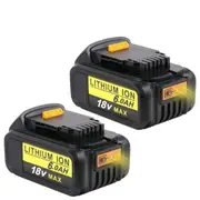 2 PACK For DeWalt 18V DCB184-XE 6.0Ah Li-ion Battery DCB181 DCB181 DCB182 DCB183
