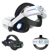 For Meta Quest 3 Oculus Quest 2 VR Headset with 8000mAh Battery Elite Head Strap