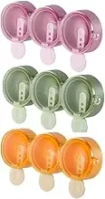 Aswalling Food Grade Silicone Popsicle Molds Donut Shape Ice Cream Molds 9 Cells Ice Popsicle Mold Popsicle Maker Homemade Food
