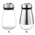 with Pour Holes Glass Storage Pepper Shakers Salt Bottle Spice Dispenser