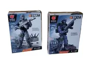 Lot of 2 : XJ-BLOCK "Blasting Expert" SWAT TEAM fits MEGA BLOKS @ Call of Duty