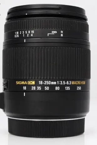 SIGMA 18-250mm F3.5-6.3 DC MACRO OS HSM For Canon 附保護鏡