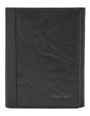 [Fossil] Neel Black Trifold Wallet