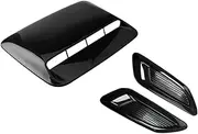 Car Air Flow Intake Hood Scoop Vent Bonnet Decor Cover Center Side Air Outlet Hood Auto Exterior Parts Accessories Universal B