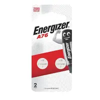 在飛比找PChome商店街優惠-【Energizer勁量】 鈕扣型A76鹼性電池2顆 吊卡裝