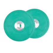 Set of 2 x 10KG PRO Olympic Rubber Bumper Weight Plate