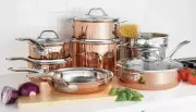 Viking 40571-9993C 13-Piece Tri-Ply Copper Cookware Set