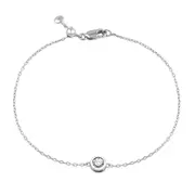 Bevilles Miracle Surround Bracelet with 0.10ct of Diamonds in Sterling Silver