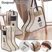 Dustproof Shoe Bag Boots Dustproof Storage Bags Portable Travel Zipper Pouch