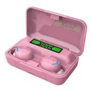 Macaron Bluetooth Earphones with Led Display and Noise Reduction