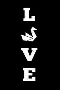 在飛比找博客來優惠-LOVE Origami Crane Bird Swan N