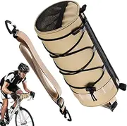 Dirt Bike Handlebar Bag - Mountain Bike Head Bag | High Capacity Removable Strap Organizer Pack for Water Bottles