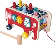 ERINGOGO 1 Set Cartoon Elephant Dragging String Pounding Educational Knocking for Years Hand Coordination Plaything Birthday