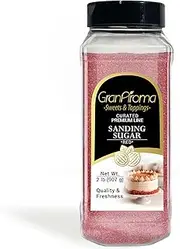 GranAroma Red Sanding Sugar, 2 lb, Decorative, Cookies & Sweets