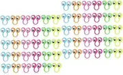 Kisangel 2sets Eye Rings for Boys and Girls Finger Puppets Movable Eyeballs Creative Learning Toy Ring for Boys Girls 30pcs*2 Random Color