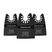 Supercraft Multi Tool Scraper Blade 50mm - 3 Pack