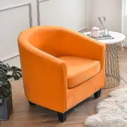 Armchair Chair Sofa Cover Living Room Chair Seat Slipcover Orange