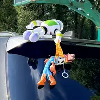 在飛比找蝦皮購物優惠-玩具總動員 巴斯光年救胡迪 汽車尾部掛件 公仔玩偶 玩具總動