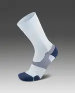 Vectr Light Cushion Crew Socks, 2XU, S, Halogen/Blue Stone, Unisex