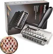 EVNSIX Lattice Roller Cutter,Professional Pastry Lattice Cutter for Dough Pizza Bread Stainless Steel