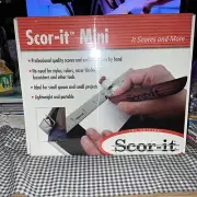 Mini Scor-it Scoring Board Score paper cards envelopes embossed lines 9 3/8 x 7"