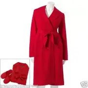 2 Piece Sleepwear Robe & Slippers Set ~ Size Medium (8-10) ~ NWT