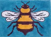 Napoleon Bee Hand Painted Needlepoint Canvas
