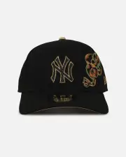 [New Era] New Era New York Yankees 'Year Of The Snake' 9forty A-frame Snapback Black/gold - Size ONE ONE Black/Gold