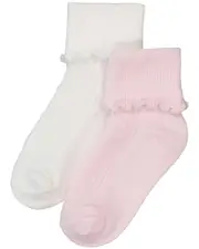 Girls 2Pk Glitter Socks