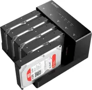 ORICO USB 3.0 to SATA 5 Bay Hard Drive Docking Station with Duplicator Offlin...
