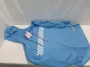 K913 SAVAGExFENTY Essentials Racer Seamed Hoodie Blue Gaze Womens Size Medium