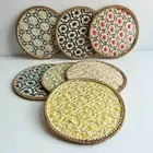 Large Insulation Mat Vine Woven Table Mat Placemat Dining Mat Teapot