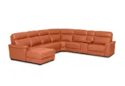 SERGIO LEATHER 6 Seater LHF Corner