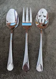 Set of (3) Serving Spoons/Forks Zwilling J. A. Henckels PROVENCE 18/10 Stainless
