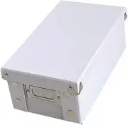 GARENDE Index Card Holder Index Card Dividers Storage Box Foldable Storage Box Flashcards Large Capacity Foldable Organizer Box