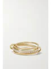 [Spinelli Kilcollin] Spinelli Kilcollin - Rhea Set Of Three 18-karat Gold Diamond Rings - 6 6 Gold