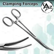 Fishing Hemostats Locking Forceps Pliers Clamps Tool Hook Remover Curved 6.25"