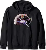 [STAR WARS] X-Wing TIE Fighter Retro Battle Zip Hoodie