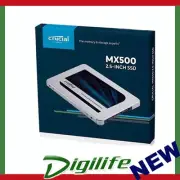 Crucial MX500 Series 500GB 2.5" SATA3 7mm Internal Solid State Drive SSD 560MB/s