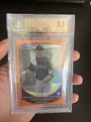 Corey Dickerson Orange Refractor 2013 Bowman BGS 9.5